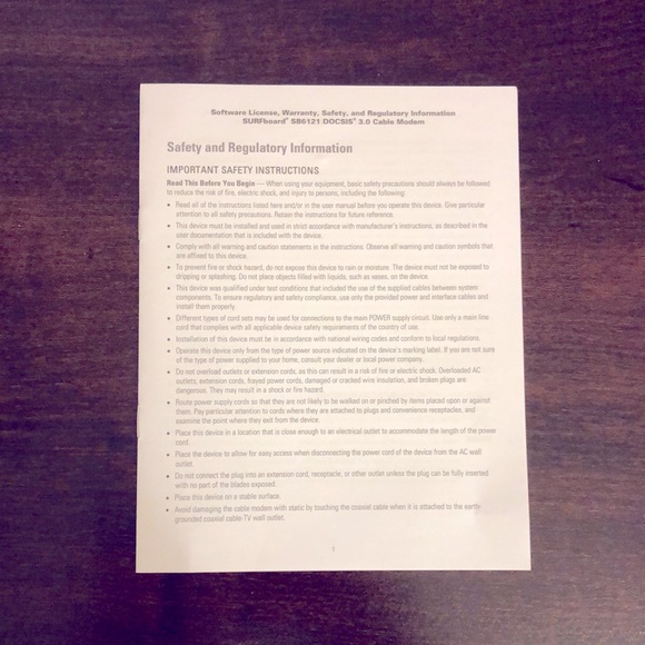 Motorola SURFboard Extreme Cable Modem (SB6121) - Picture 13 of 13